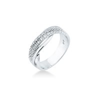 Anello Mirco Visconti Donna Anello fascia in Oro bianco Diamante LF120 - LF120